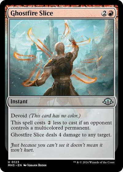 Ghostfire Slice (Modern Horizons 3) Light Play Foil