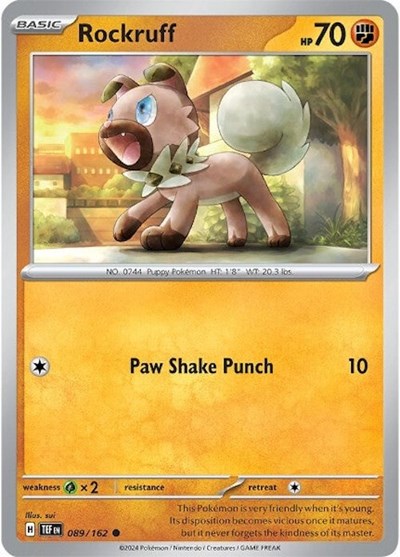 Rockruff (SV05: Temporal Forces) Near Mint