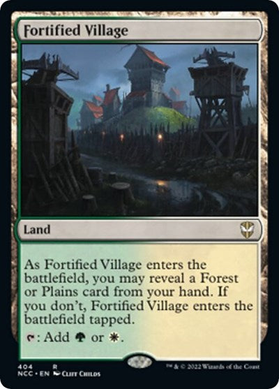 Fortified Village (Commander: Streets of New Capenna) Light Play