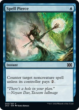 Spell Pierce (Double Masters 2022) Light Play