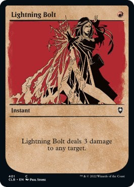 Lightning Bolt (Showcase) (Commander Legends: Battle for Baldur's Gate) Light Play Foil