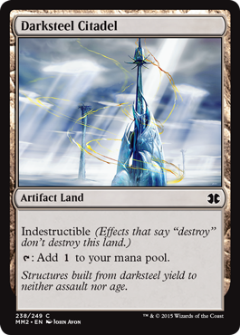 Darksteel Citadel (Modern Masters 2015) Light Play