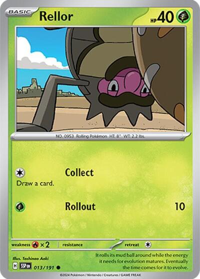 Rellor (SV08: Surging Sparks) Near Mint Reverse Holofoil