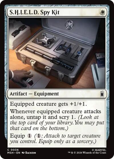 S.H.I.E.L.D. Spy Kit (Marvel Super Heroes) Near Mint Foil