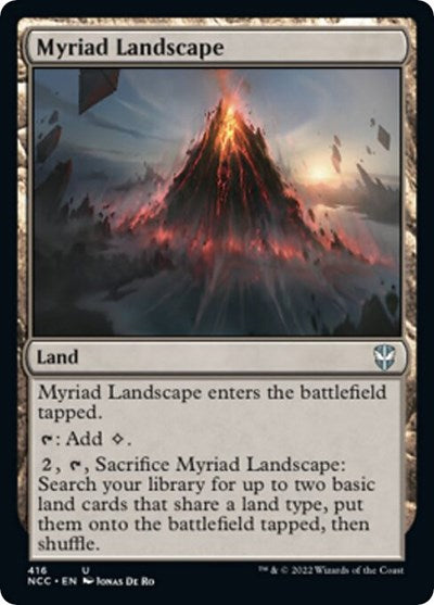 Myriad Landscape (Commander: Streets of New Capenna) Light Play