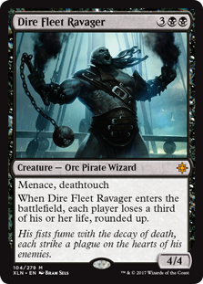 Dire Fleet Ravager (Ixalan) Light Play