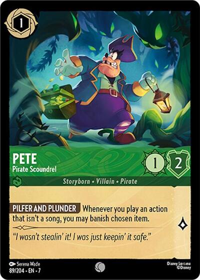 Pete - Pirate Scoundrel (Archazia's Island) Near Mint