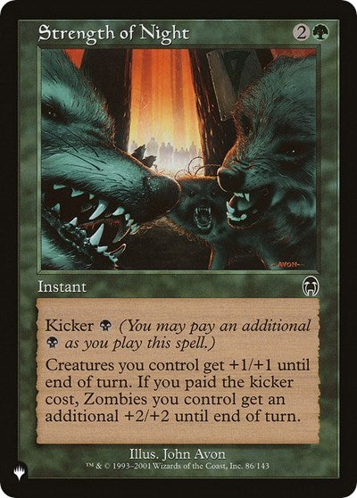 Strength of Night (The List) Light Play