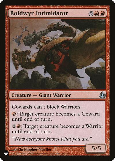 Boldwyr Intimidator (The List) Near Mint