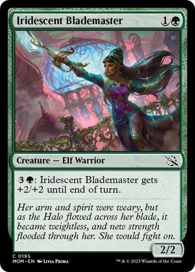 Iridescent Blademaster (March of the Machine) Light Play Foil