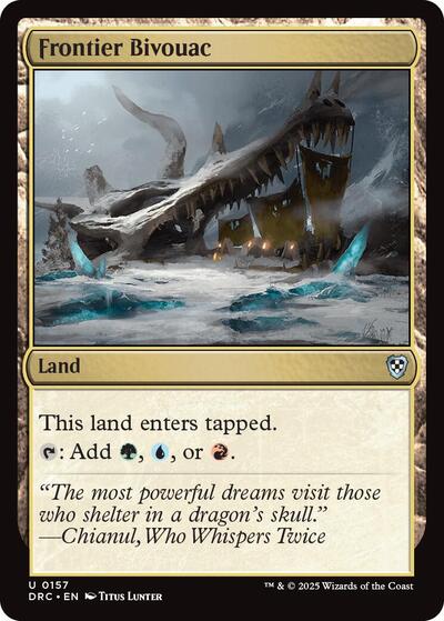 Frontier Bivouac (Commander: Aetherdrift) Light Play