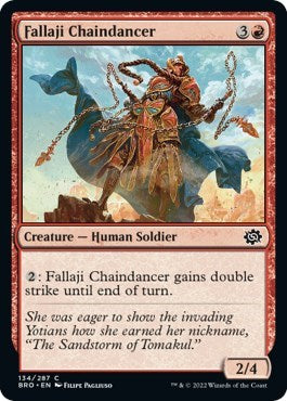 Fallaji Chaindancer (The Brothers' War) Near Mint Foil