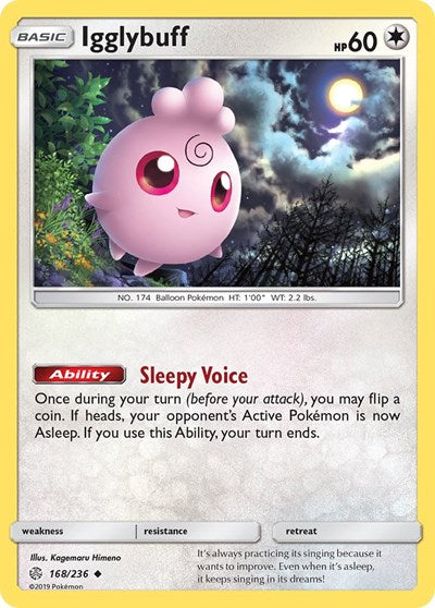 Igglybuff (SM - Cosmic Eclipse) Near Mint Reverse Holofoil