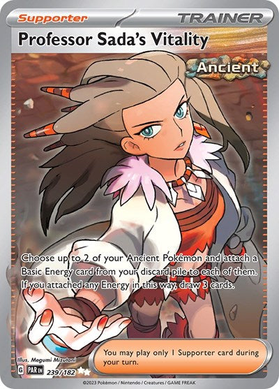 Professor Sada's Vitality - 239 (Scarlet and Violet: Paradox Rift) Near Mint Holofoil