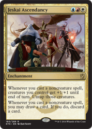 Jeskai Ascendancy (Khans of Tarkir) Light Play