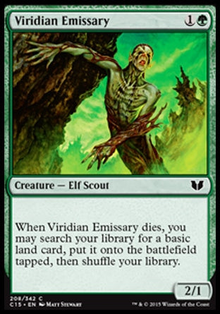Viridian Emissary (Commander 2015) Light Play
