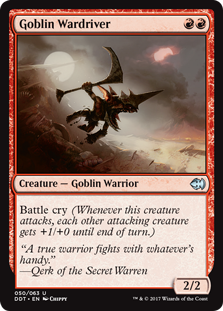 Goblin Wardriver (Duel Decks: Merfolk vs Goblins) Near Mint