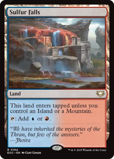 Sulfur Falls (Commander: Edge of Eternities) Light Play
