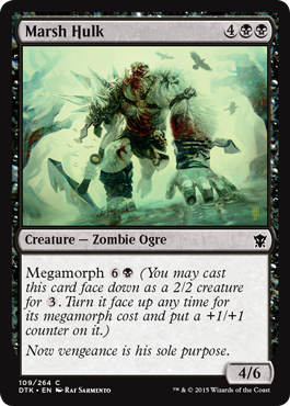 Marsh Hulk (Dragons of Tarkir) Light Play Foil