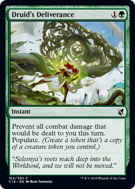 Druid's Deliverance (Commander 2019) Light Play