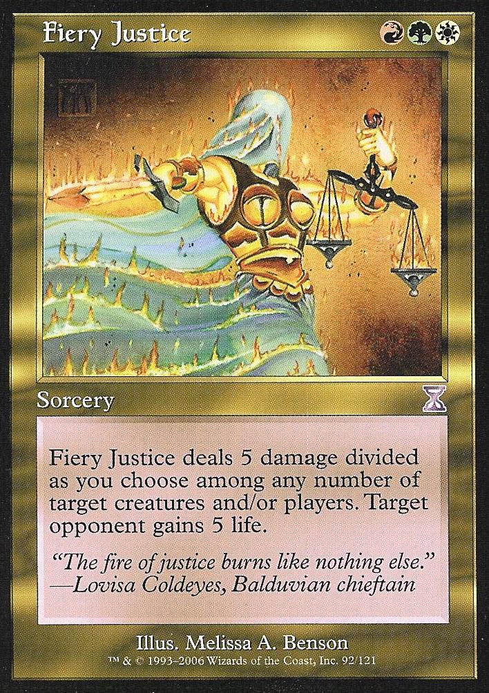 Fiery Justice (Time Spiral Time Shifted) Light Play