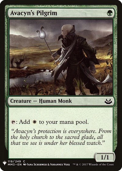 Avacyn's Pilgrim (Mystery Booster) Light Play