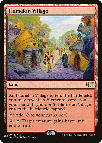 Flamekin Village (C14) (The List) Light Play