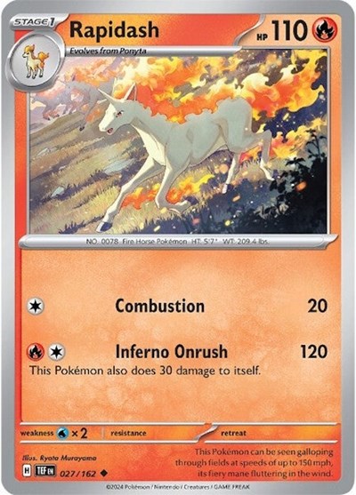 Rapidash (SV05: Temporal Forces) Near Mint