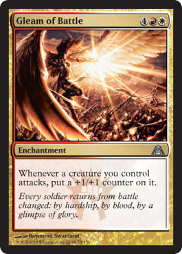 Gleam of Battle (Dragon's Maze) Light Play