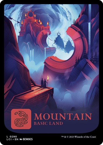 Mountain (0290) (The Lost Caverns of Ixalan) Light Play Foil