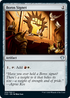 Boros Signet (Commander 2020 Ikoria) Light Play