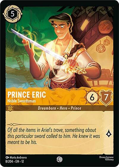 Prince Eric - Noble Swordsman (Wilds Unknown) Near Mint