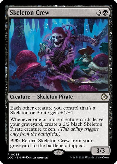 Skeleton Crew (Commander: The Lost Caverns of Ixalan) Light Play