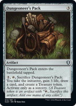 Dungeoneer's Pack (Commander Legends: Battle for Baldur's Gate) Light Play Foil