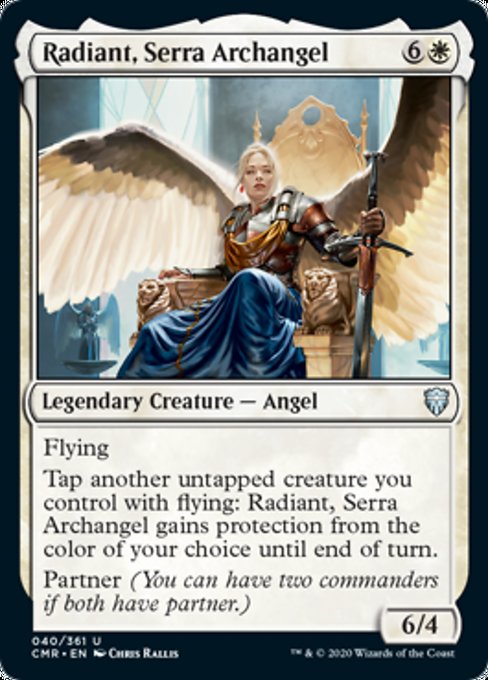 Radiant, Serra Archangel (Commander Legends) Near Mint Foil