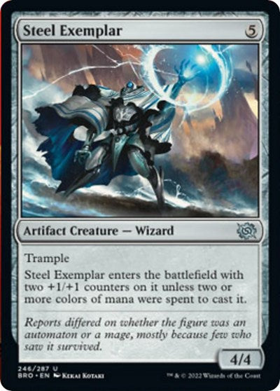 Steel Exemplar (The Brothers' War) Near Mint Foil