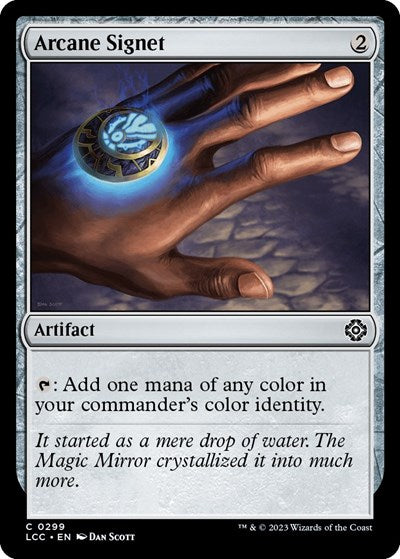 Arcane Signet (Commander: The Lost Caverns of Ixalan) Light Play