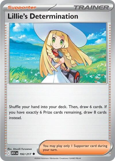 Lillie's Determination (ME: Ascended Heroes) Near Mint