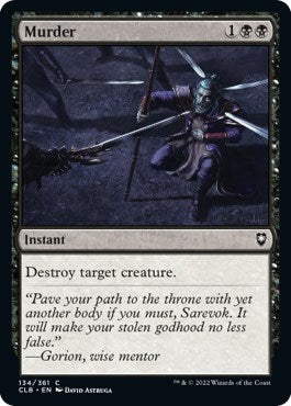 Murder (Commander Legends: Battle for Baldur's Gate) Light Play Foil