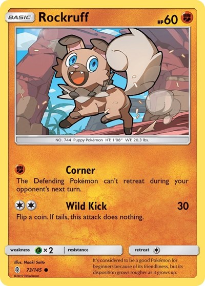 Rockruff (SM - Guardians Rising) Near Mint