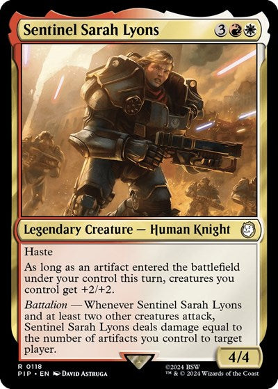 Sentinel Sarah Lyons (Universes Beyond: Fallout) Light Play
