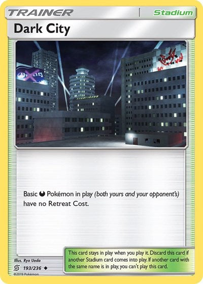 Dark City (SM - Unified Minds) Near Mint Reverse Holofoil
