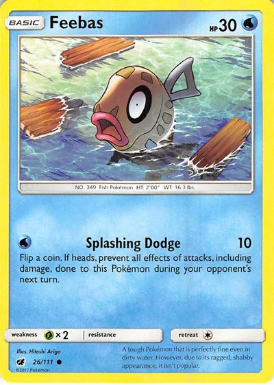Feebas (SM - Crimson Invasion) Near Mint Reverse Holofoil