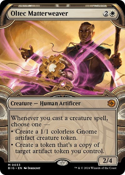 Oltec Matterweaver (Showcase) (Outlaws of Thunder Junction: The Big Score) Light Play Foil