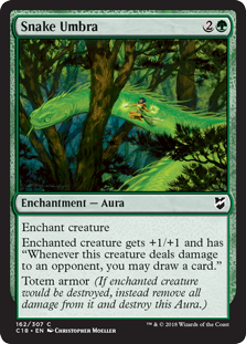 Snake Umbra (Commander 2018) Light Play