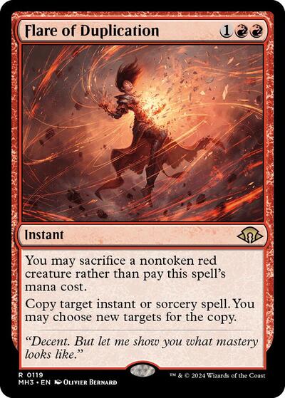 Flare of Duplication (Modern Horizons 3) Light Play