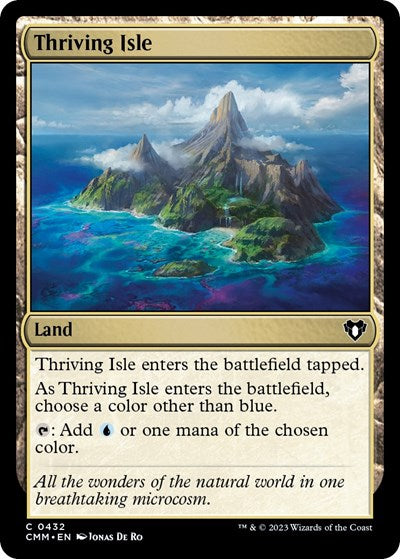 Thriving Isle (Commander Masters) Near Mint Foil