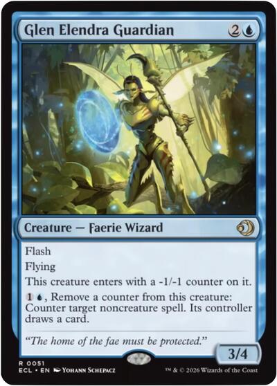 Glen Elendra Guardian (Lorwyn Eclipsed) Near Mint Foil