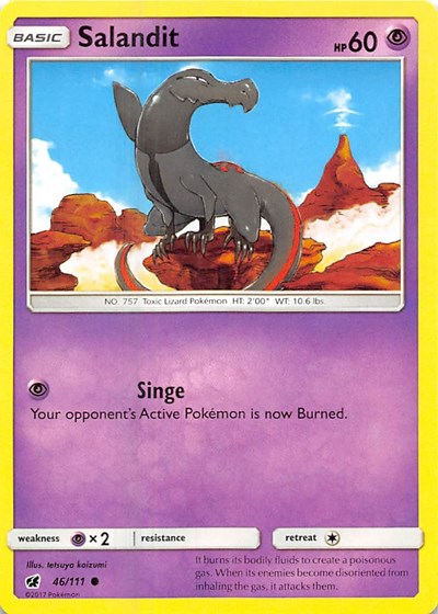 Salandit (SM - Crimson Invasion) Near Mint Reverse Holofoil