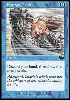 Tolarian Winds (Urza's Saga) Light Play